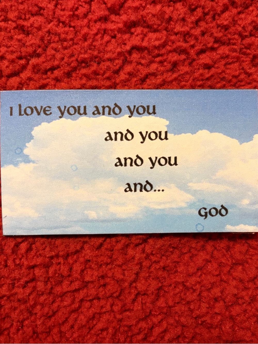 Messages from God magnet